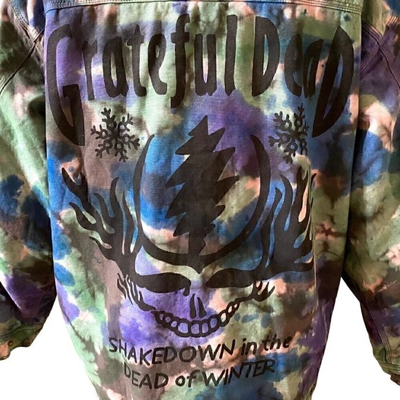 Dri Duck Grateful Dead Tie Dye Jacket Mens Sz XL Limited Edition Dead of Winter - Picture 3 of 16
